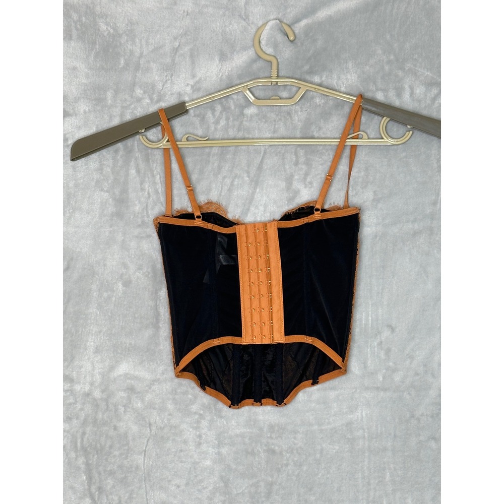 Out From Under Modern Love Lace Corset Small Coquette Goth Fairy Ren Faire - Picture 8 of 13